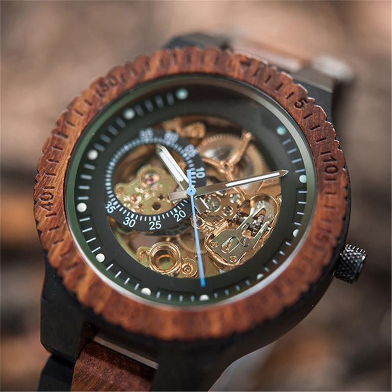 Wind up clearance automatic watch