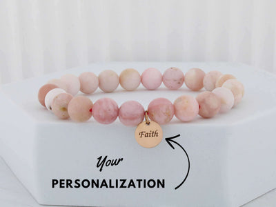 Rose Gold Rosy - Pink Opal