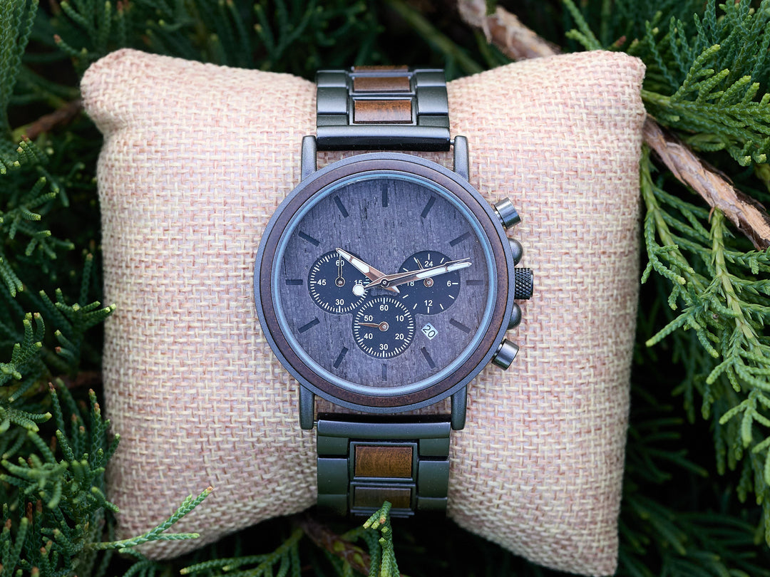 Arthur Wooden Watch Personalize with Engraving – WoodpeckerWatches