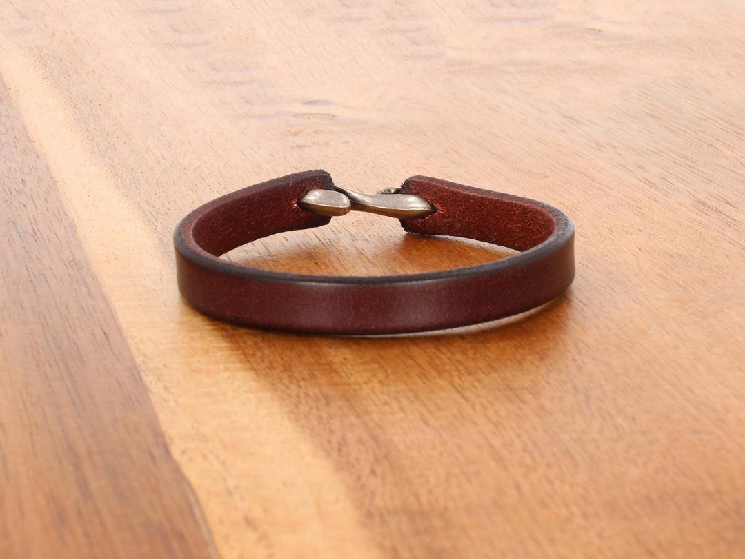 Coffee - Personalized Leather Bracelet