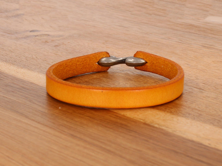 Camel - Personalized Leather Bracelet