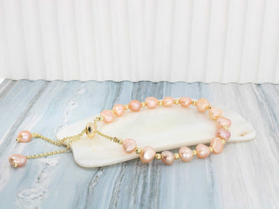 Peachy Pearl - Pink Baroque Pearl