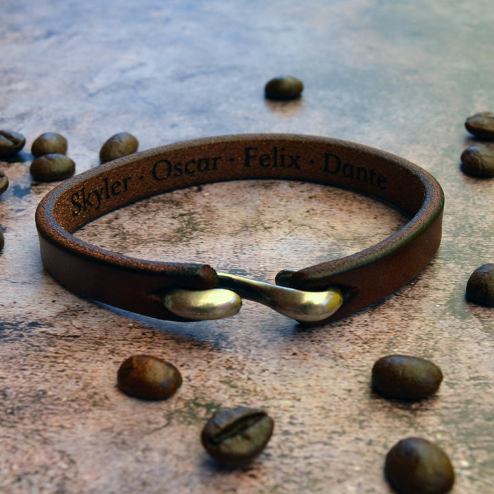 Personalized Leather Bracelet