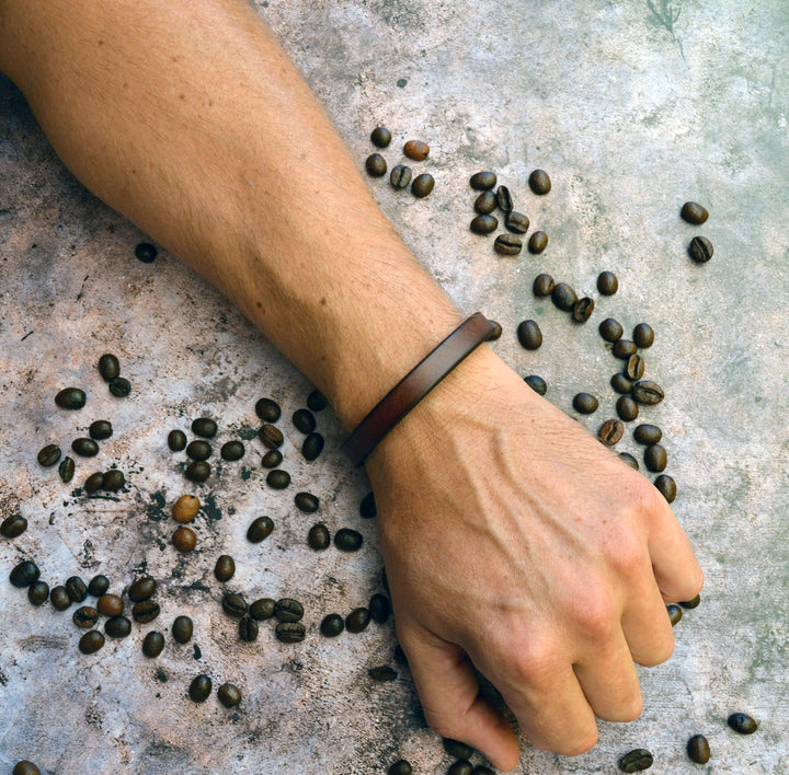 Gepersonaliseerde lederen armband